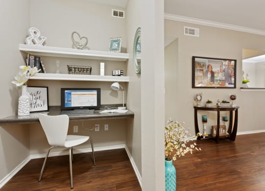 Built In Desks (In some homes)  at Stone Oak @ Parmer, Texas