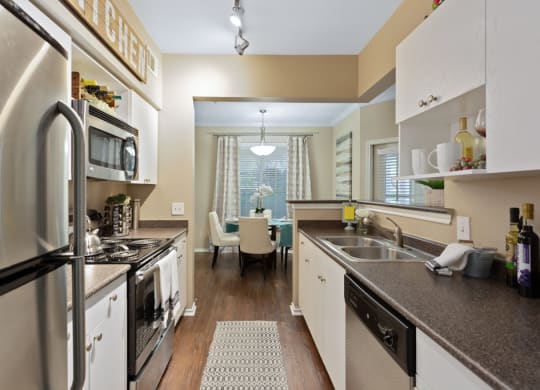 Fully Equipped Kitchen With Modern Appliances   at Stone Oak @ Parmer, Texas