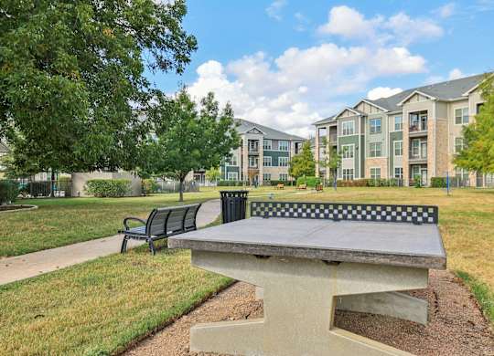 Garden With Bench at North Creek, Hutto, 78634