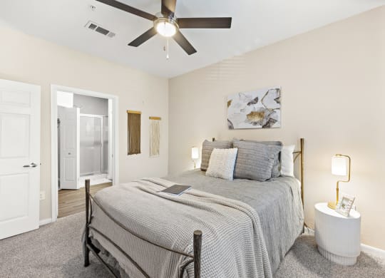 Master Bedroom at Las Brisas Apartment Homes, Round Rock