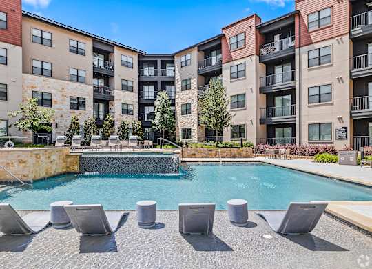 Pool With Sundecks at Aurora Watson Branch, Texas