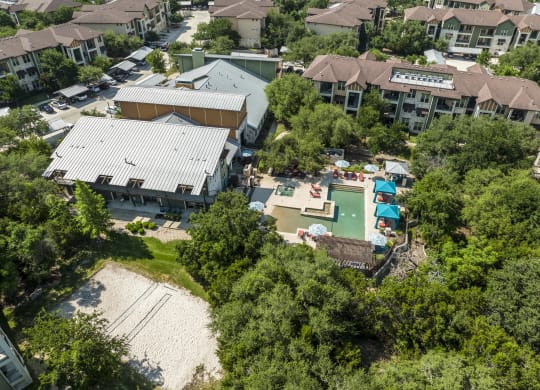 Aerial View at Lakeline East Apartments, Texas, 78613