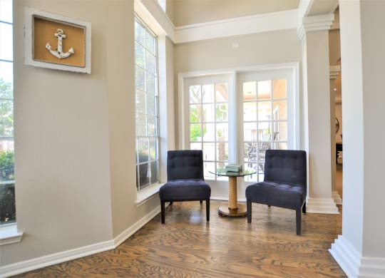 Lobby Seating at The Legends at Eagle Mountain Lake, Fort Worth, Texas