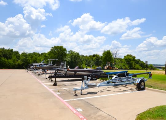 Boat at The Legends at Eagle Mountain Lake, Fort Worth, Texas