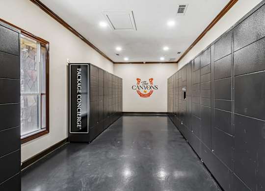 Package Locker at The Canyons Apartments, Fort Worth, TX