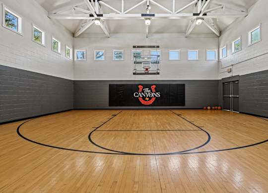 Basketball Court at The Canyons Apartments, Texas, 76116
