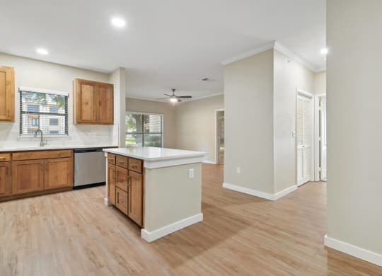 Spacious Kitchen at The Canyons Apartments, Fort Worth, Texas