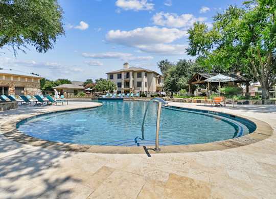 Large Pool View at The Canyons Apartments, Texas, 76116