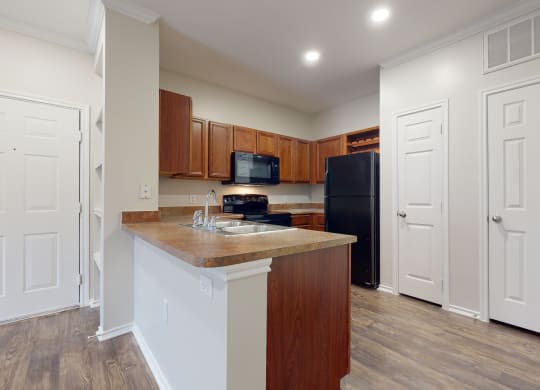 Rustic Redwood (Home Interior Style) at The Canyons Apartments, Fort Worth