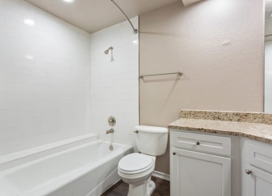 Well Lit Bathrooms at Waters Edge Apartment Homes, Georgetown, Texas