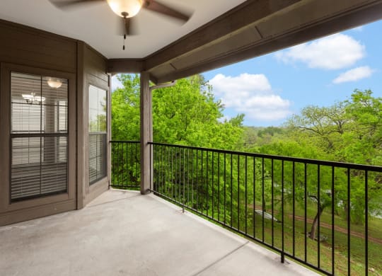 Balcony at Waters Edge Apartment Homes, Georgetown, TX, 78626