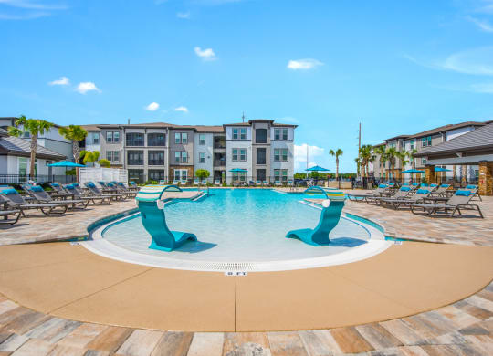 Invigorating Swimming Pool at The Oasis at Lakewood Ranch, Florida