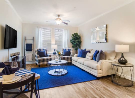 Modern Living Room at The Oasis at Town Center, Jacksonville