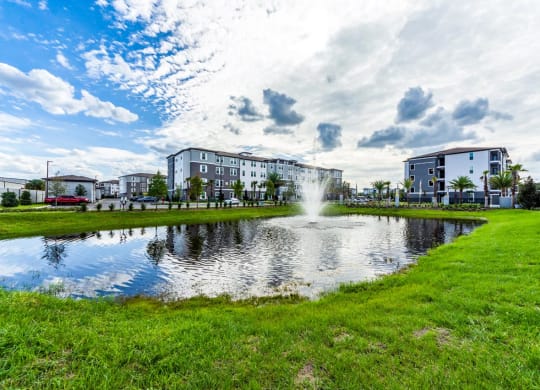 Entrance Lake at The Oasis at 301, Riverview, Florida