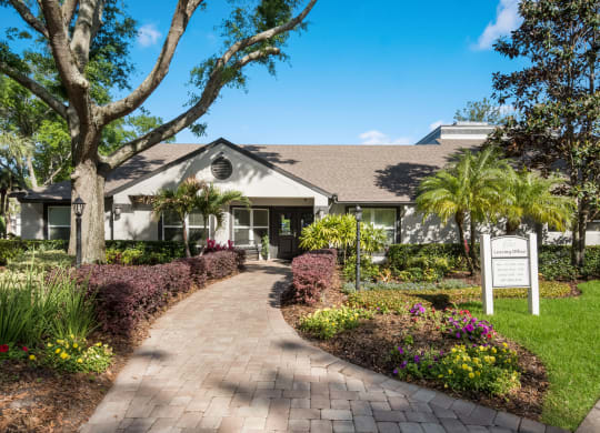Leasing Office Exterior at The Oasis at Wekiva, Florida, 32703