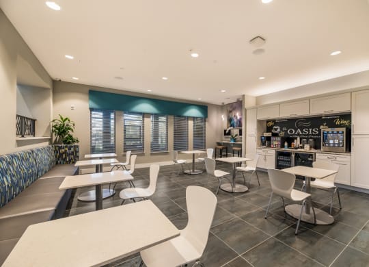Coffee and Wine Bar at The Oasis at Moss Park Preserve, Florida