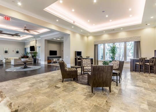 Interactive Clubhouse at The Oasis at Highwoods Preserve, Tampa, 33647