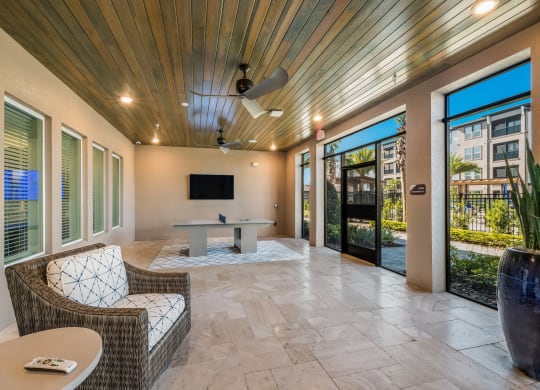 Outdoor Lounge at The Oasis at Moss Park Preserve, Florida, 32832
