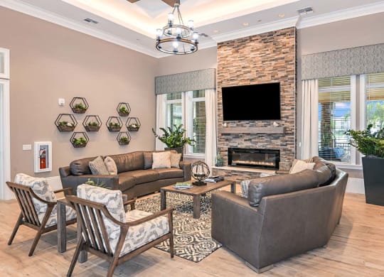 Clubhouse TV at The Oasis at Cypress Woods, Fort Myers, FL, 33966
