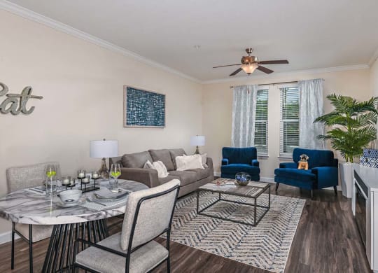 Living Room at The Oasis at Cypress Woods, Florida