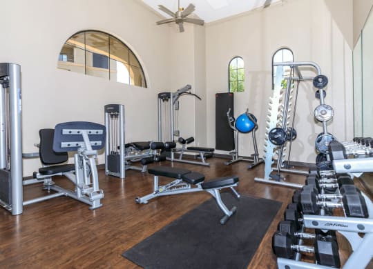 Fitness center at The Aliante by Picerne, Scottsdale, AZ, 85259