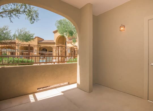 Balcony view at The Aliante by Picerne, Scottsdale, AZ