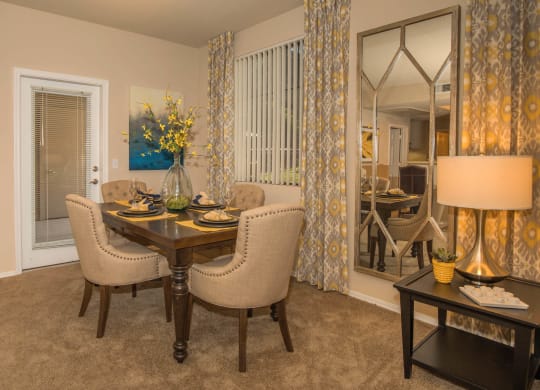 Dining table and chair at The Aliante by Picerne, Scottsdale, 85259