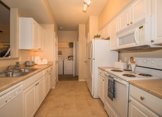 Kitchen space with appliances at The Aliante by Picerne, Scottsdale