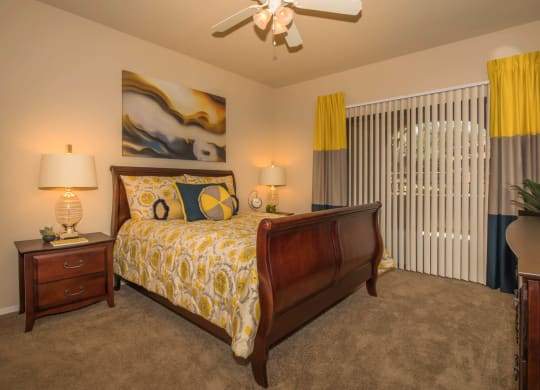 yellow light at The Aliante by Picerne, Scottsdale, 85259