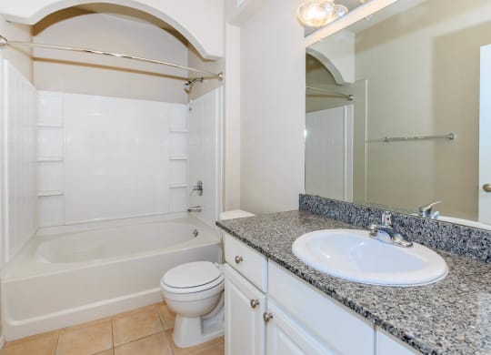 Bath with tub at The Aliante by Picerne, Scottsdale, AZ