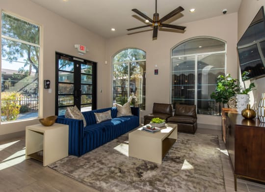 Amenities-Clubhouse Lounge area at The Belmont by Picerne, Las Vegas, 89183
