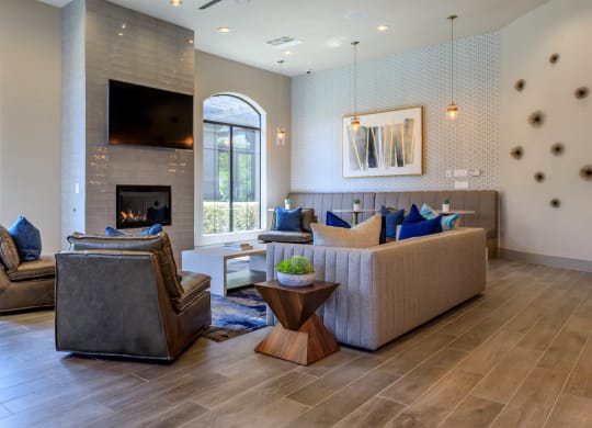 Living room at The Cantera by Picerne, Las Vegas, Nevada