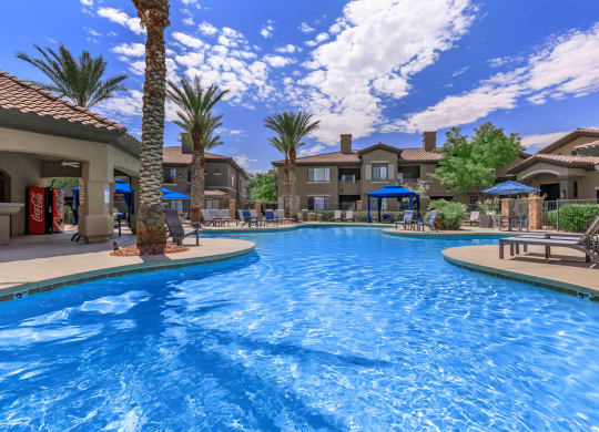 Swimming pool view 2 at The Cantera by Picerne, Nevada, 89139