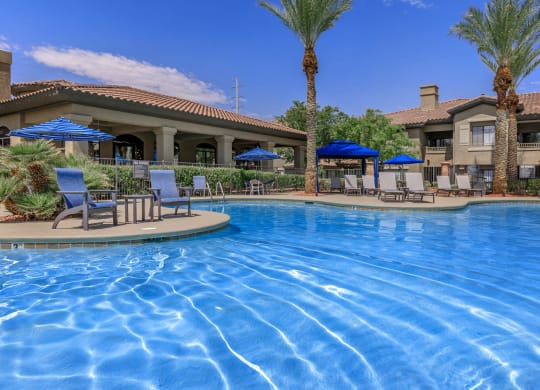 Swimming pool view at The Cantera by Picerne, Las Vegas, Nevada
