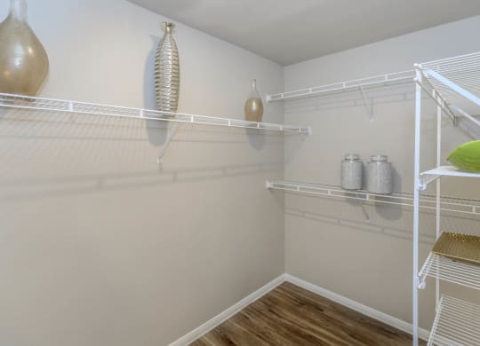 Closet area at The Cantera by Picerne, Las Vegas, 89139