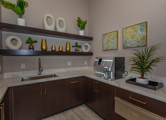Kitchen cabinet area at The Covington by Picerne, Las Vegas, NV