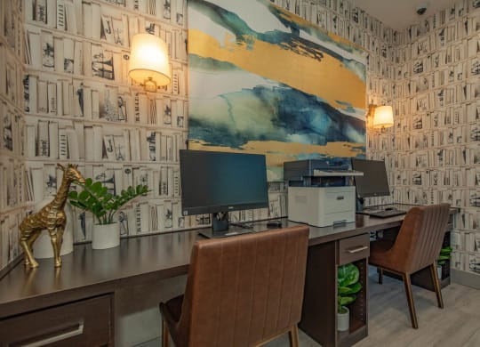 Work station at The Covington by Picerne, Las Vegas, NV
