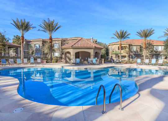 Resort Style Swimming Pool at The Covington by Picerne, Las Vegas, Nevada