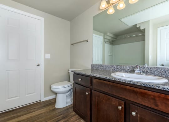 Toilet in bathroom at The Covington by Picerne, Las Vegas, NV, 89139