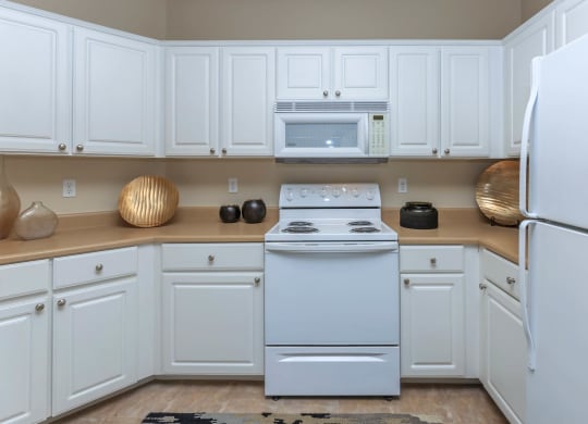 White kitchen at The Covington by Picerne, Las Vegas, NV, 89139