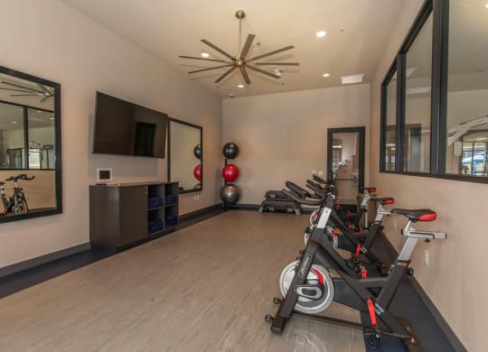 Gym center at Level 25 at Cactus by Picerne, Las Vegas, 89141