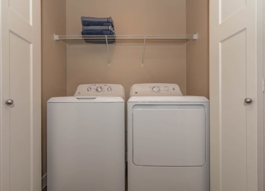 Washer and dryer at Level 25 at Cactus by Picerne, Las Vegas, Nevada