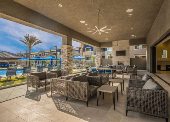 Clubhouse BBQ at Level 25 at Cactus by Picerne, Las Vegas, 89141