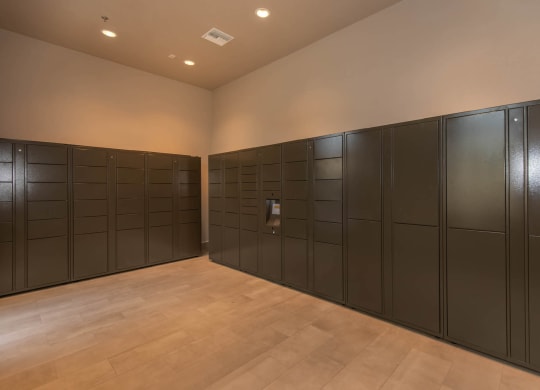 Mail room at Level 25 at Cactus by Picerne, Las Vegas, NV, 89141