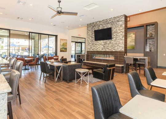 Clubhouse interior at Level 25 at Durango by Picerne, Nevada