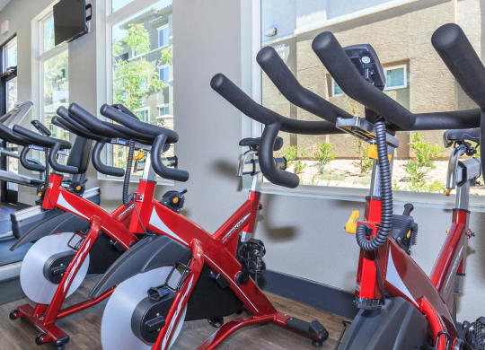 Fitness bike at Level 25 at Durango by Picerne, Nevada, 89113