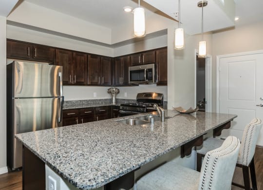 Granite marble island at Level 25 at Durango by Picerne, Las Vegas, NV, 89113