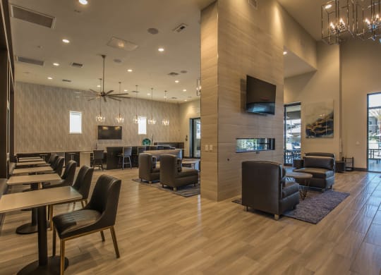Clubhouse interior at Level 25 at Oquendo by Picerne, Las Vegas, Nevada