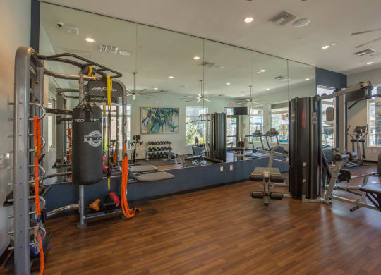 Gym at Level 25 at Oquendo by Picerne, Nevada, 89148