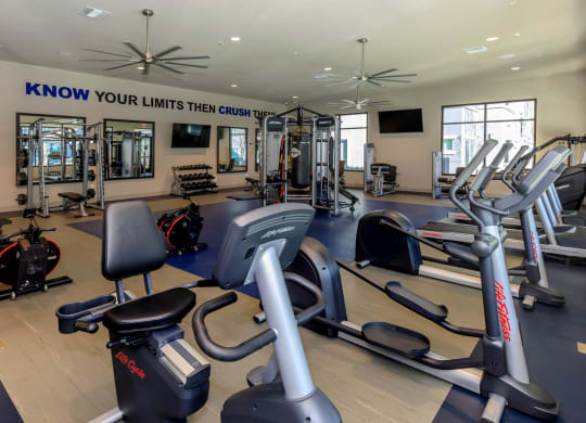 Gym center at Level 25 at Sunset by Picerne, Las Vegas, NV